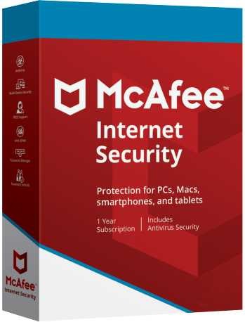 McAfee Internet Security 1 PC 1 Year McAfee Internet Security 1 PC 1 Year